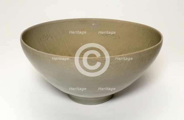 Bowl with Phoenix, Korea, Goryeo dynasty (918-1392), early 12th century. Creator: Unknown.