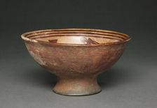 Bowl with Procession and Houses, 1250-1550. Creator: Unknown