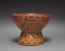 Bowl with Rattle Base, c. 900-1519. Creator: Unknown