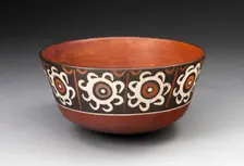 Bowl with Repeated Spiral-Like Motifs, 180 B.C./A.D. 500. Creator: Unknown