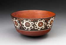 Bowl with Repeated Spiral-Like Motifs, 180 B.C./A.D. 500. Creator: Unknown