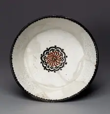 Bowl with Rosette, present-day Uzbekistan, 10th century. Creator: Unknown