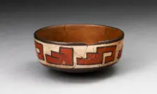 Bowl with Stepped-Fret Motif, 180 B.C./A.D. 500. Creator: Unknown