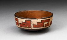 Bowl with Stepped-Fret Motif, 180 B.C./A.D. 500. Creator: Unknown