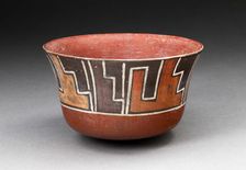 Bowl with Stepped Motifs, 180 B.C./A.D. 500. Creator: Unknown