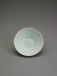 Bowl with still life designs, about 1200. Creator: Unknown
