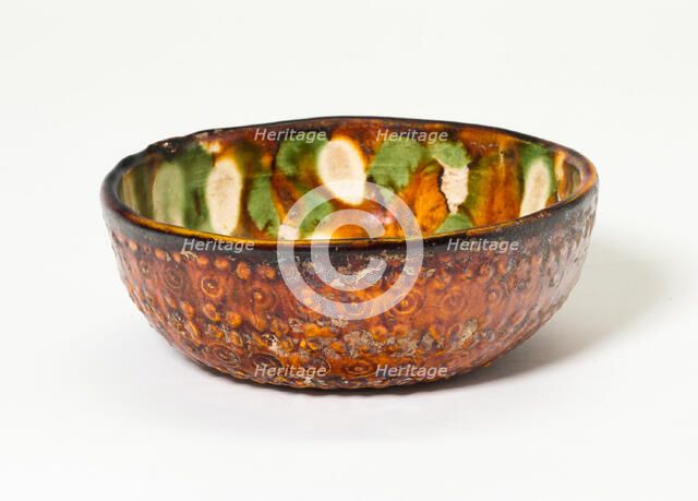 Bowl with Swirls, Tang dynasty (618-906), first half of 8th century. Creator: Unknown.