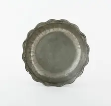 Bowl with Scalloped Edge, France, 1774. Creator: Unknown