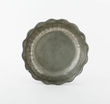 Bowl with Scalloped Edge, France, 1774. Creator: Unknown
