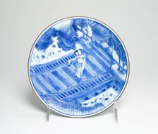 Bowl with Scene from Romance of the..., Qing dynasty, Shunzhi/early Kangxi period (c. 1655-1665). Creator: Unknown