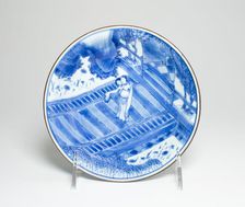 Bowl with Scene from Romance of the..., Qing dynasty, Shunzhi/early Kangxi period (c. 1655-1665). Creator: Unknown