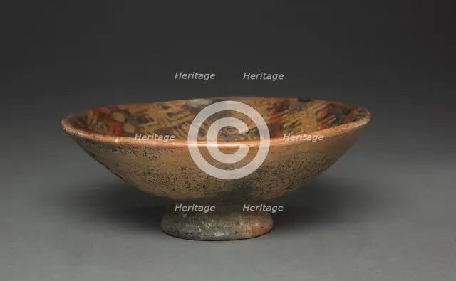 Bowl with Spider Decoration, c. 750-1250. Creator: Unknown.