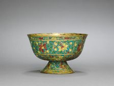 Bowl with Splayed Foot, 1700s. Creator: Unknown