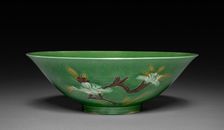 Bowl with Sprays of Flowers, 1662-1722. Creator: Unknown
