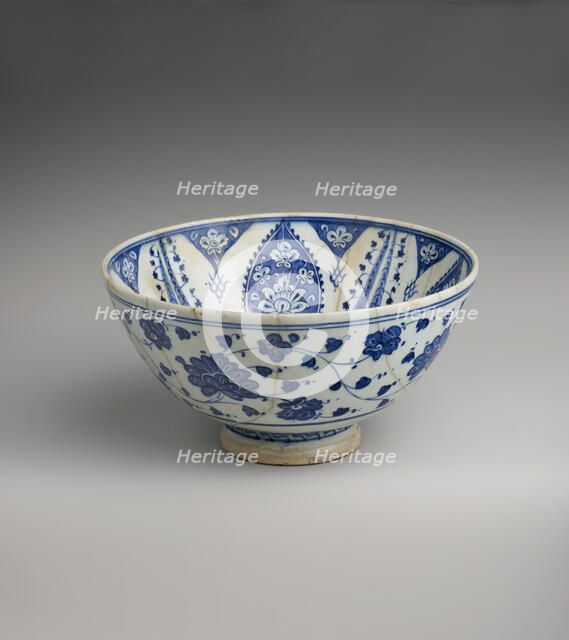 Bowl with Variation of 'Baba Nakkas' Design, Turkey, ca. 1500-1525. Creator: Unknown.