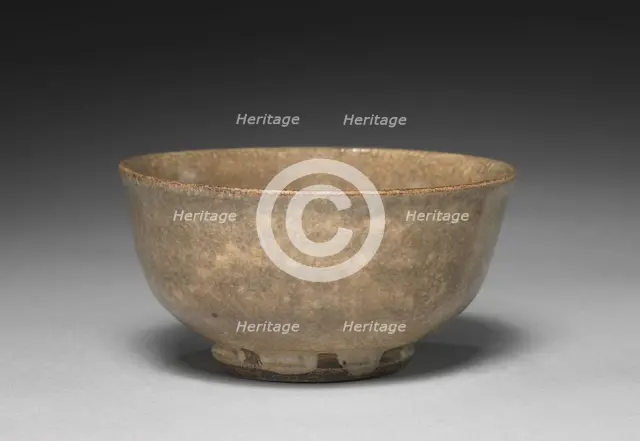 Bowl with White-slip Decorations, 1500s-1600s. Creator: Unknown.