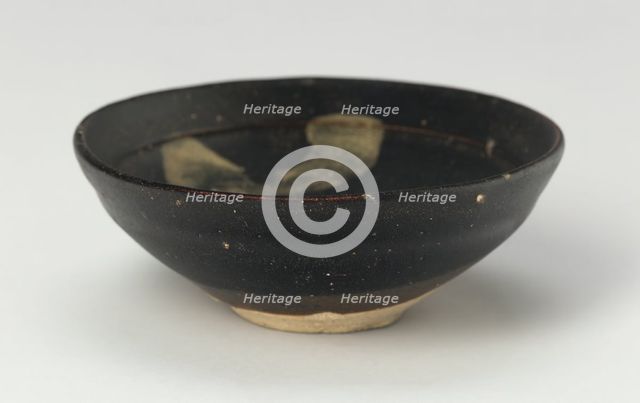 Bowl with Zigzag Strokes, Southern Song or Yuan dynasty, 12th/14th century. Creator: Unknown.