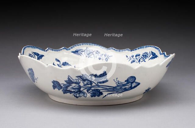 Bowl, Worcester, c. 1760/70. Creator: Royal Worcester.