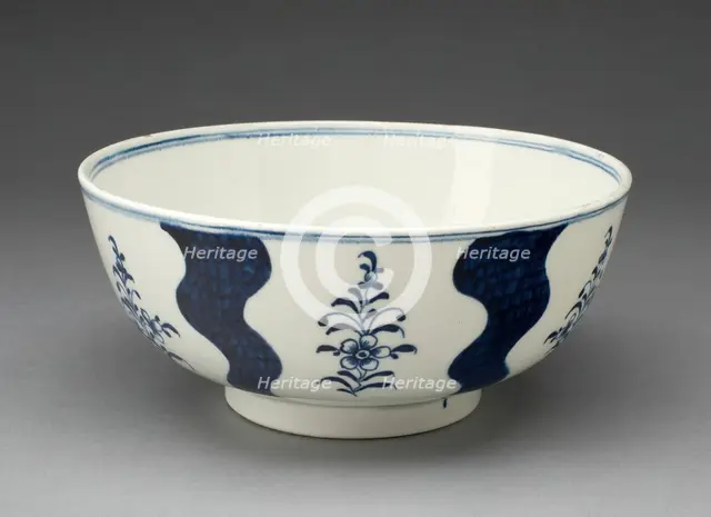 Bowl, Worcester, c. 1775. Creator: Royal Worcester.