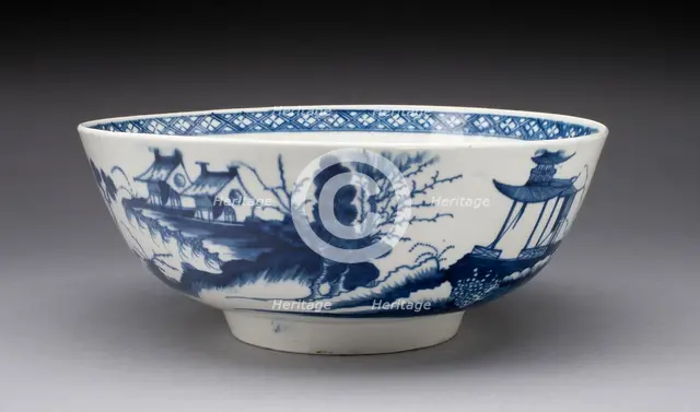 Bowl, Worcester, c. 1770. Creator: Royal Worcester.