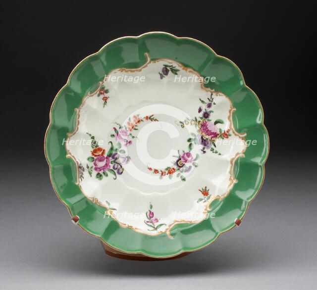 Bowl, Worcester, c. 1770/75. Creator: Royal Worcester.