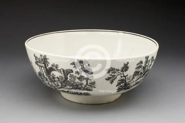 Bowl, Worcester, c. 1785. Creator: Royal Worcester.