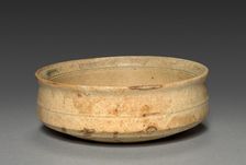 Bowl: Yellow Seto Ware, c. 1590. Creator: Unknown