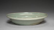Bowl and Saucer with Incised Lotus and Peony Design, 1100s. Creator: Unknown