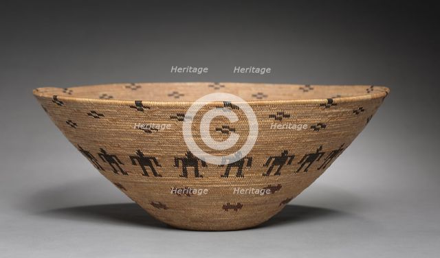 Bowl Basket (Unfinished), 1895- 1900. Creator: Unknown.