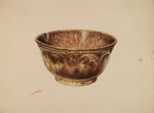 Bowl - Bennington, 1938. Creator: Charles Moss
