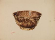 Bowl - Bennington, 1938. Creator: Charles Moss