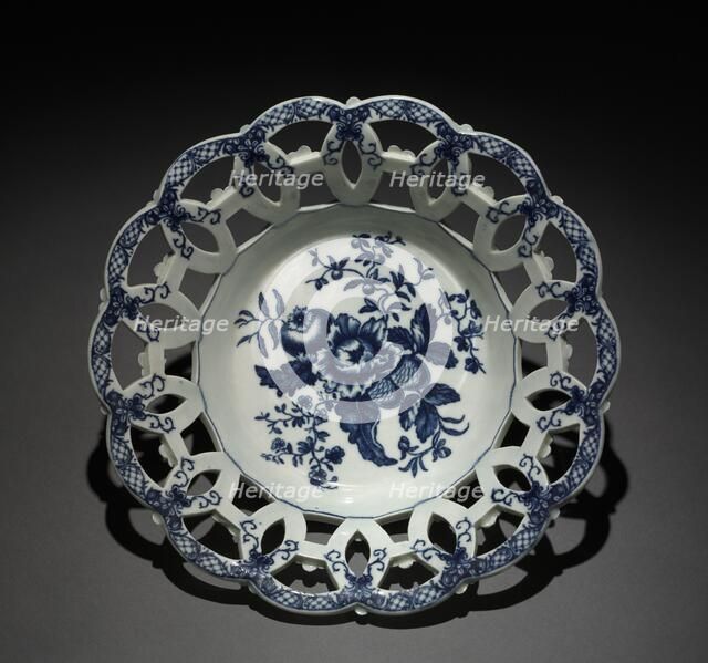 Bowl, c. 1750-1770. Creator: Worcester Porcelain Factory (British).