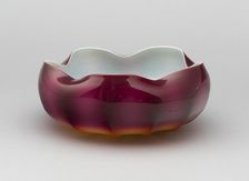 Bowl, c. 1886. Creator: New England Glass Company