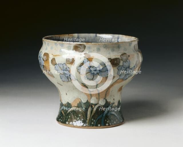 Bowl, c. 1900. Creator: Albert Louis Dammouse (French).