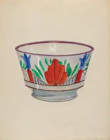 Bowl, c. 1936. Creator: John Cutting