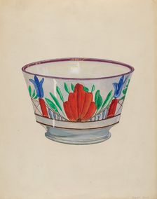 Bowl, c. 1936. Creator: John Cutting