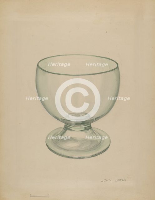 Bowl, c. 1936. Creator: John Dana.