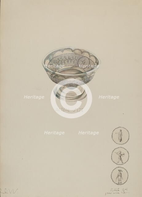 Bowl, c. 1936. Creator: Roberta Elvis.