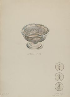 Bowl, c. 1936. Creator: Roberta Elvis