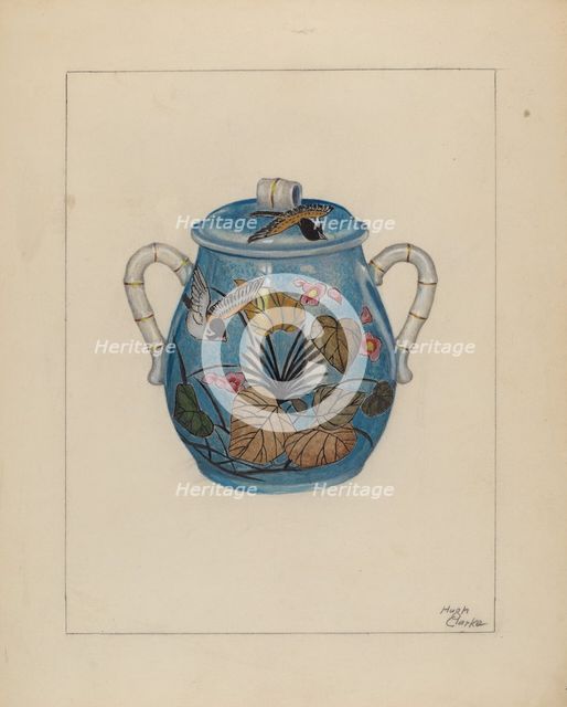 Bowl, c. 1937. Creator: Hugh Clarke.