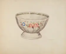 Bowl, c. 1937. Creator: Lillian Causey