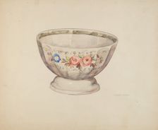 Bowl, c. 1937. Creator: Lillian Causey