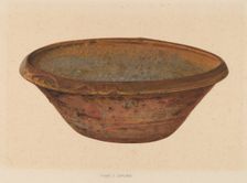 Bowl, c. 1937. Creator: Lloyd Charles Lemcke