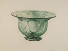 Bowl, c. 1938. Creator: Van Silvay