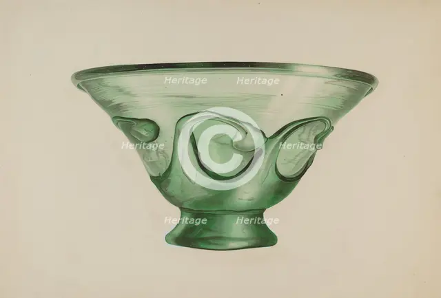 Bowl, c. 1939. Creator: Isidore Steinberg.