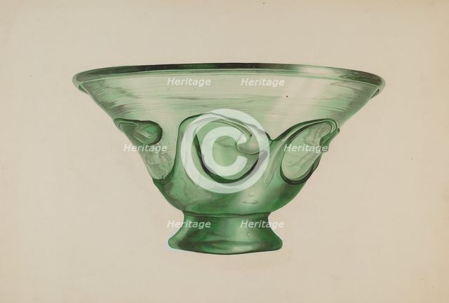 Bowl, c. 1939. Creator: Isidore Steinberg.