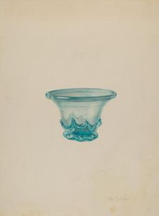 Bowl, c. 1940. Creator: Van Silvay