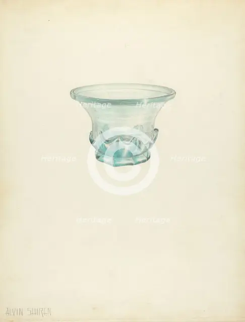 Bowl, c. 1940. Creator: Alvin Shiren.