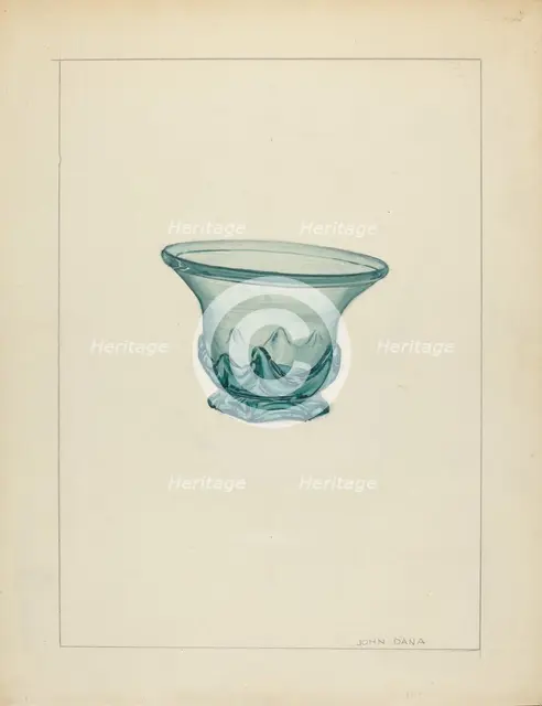 Bowl, c. 1940. Creator: John Dana.