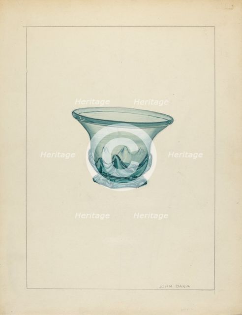 Bowl, c. 1940. Creator: John Dana.